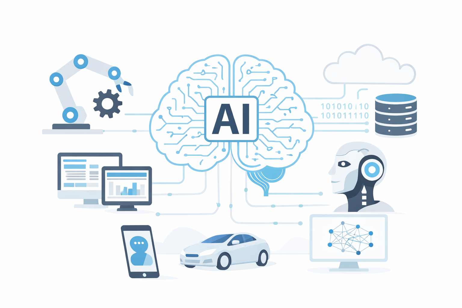 AI Integration Illustration